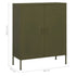 Lady Jillian -  Storage Cabinet Olive Green 80x35x101,5 cm Steel - Model 3
